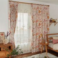 スミノエ プー カーテン ディズニー フロムフレンズ 2000×2450mm ピンク １セット(2枚入)（直送品）