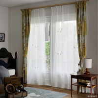 スミノエ ピーターパン レースカーテン ディズニー フライインザスカイボイル 2700×940mm ホワイト １セット(2枚入)（直送品）