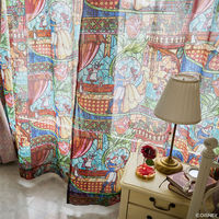 スミノエ プリンセス レースカーテン ディズニー テイルオブラブボイル 1800×1690mm マルチ １セット(2枚入)（直送品）