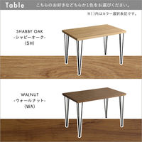 ホームテイスト ファブリックダイニングチェア テーブル セット WA/ブラウン SH-22-FFD5 1セット(5点入)（直送品）