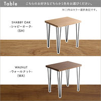 ホームテイスト スクエアチェア・テーブルセット SH/ダークブラウン SH-24-STD3 1セット(3点入)（直送品）