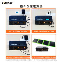 ポータブル電源 小型 ミニ 蓄電器 蓄電池 148Wh 防災 急速充電PD60W対応 EXHEART EXPS-100BK 1台