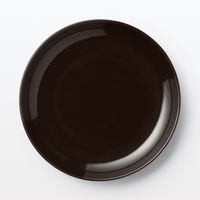 無印良品 日常の器 プレート 小 ダークブラウン 約直径14cm 1セット（2枚） 良品計画