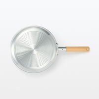 無印良品 焼き面が広い こびりつきにくいフライパン 浅型 ガス火専用 約直径24cm 良品計画