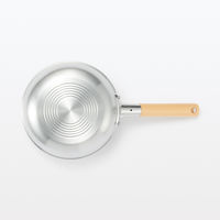 無印良品 鍋としても使える こびりつきにくいフライパン 深型 ガス火専用 約直径20cm 良品計画