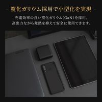USB充電器 100W出力 PD対応 Type-C×3ポート GaN採用 AC充電器 ブラック 1個 オウルテック