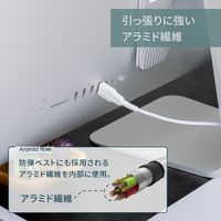 ライトニングケーブル 1m USB-A[オス] - Lightning[オス] ホワイト 1本 オウルテック
