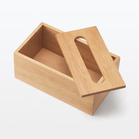 無印良品 木製ティシューボックス ソフトパックティシュー用 内寸約幅20.5×奥行11×高さ8.5cm 良品計画