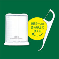 1本ずつ取り出せる ワンプッシュ糸付きようじ 詰替え用 フロス 1個（200本入）医食同源ドットコム