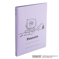 ナカバヤシ フラットファイル A4タテ ピーナッツ B柄 FF-J8031-3PB 1セット（15冊：3冊×5）