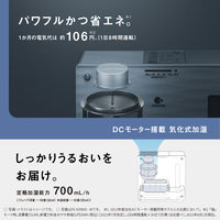 パナソニック FE-KXW07-W ヒーターレス気化式加湿器 19畳モデル（プレハブ洋室） DCモーター搭載 ミスティホワイト