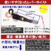 ベストアンサー レバーホイスト 1.6t VGP-1.6 ブラック 2台セット lh-006-2p 1セット(2台入)（直送品）
