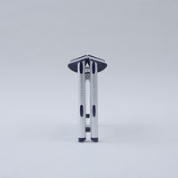 YAMAZEN 開閉簡単 取っ手付き アルミ踏み台 1段 YM-DA01(DBL) 1台