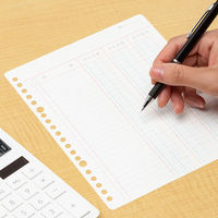 コクヨ 三色刷りルーズリーフ A5 金銭出納帳(科目無) リ-151 1冊（わけあり品）