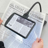 共栄プラスチック LEDスタンドライトルーペ 3倍率 SR-75C-BL 1台