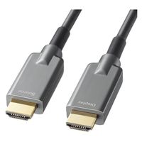 サンワサプライ ドラム付き光ファイバHDMIケーブル(8K対応・ブラック・50m) KM-HD20-UFBD50 1本（直送品）