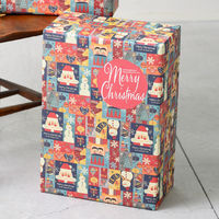 【クリスマス】ヘッズ クリスマスギフトシール丸型ー5/レッド XP-5S 1パック（30枚入）