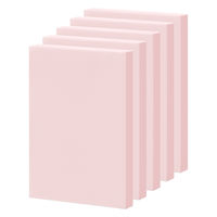 アスクル はたらく ふせん 付箋  75×50mm パステルピンク 50冊 （5冊×10箱） オリジナル