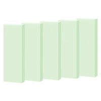 アスクル はたらく ふせん 付箋  75×25mm パステルグリーン （短冊） 100冊（10冊×10箱） オリジナル