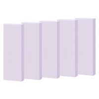 アスクル はたらく ふせん 付箋  75×25mm パステルパープル （短冊） 100冊（10冊×10箱） オリジナル