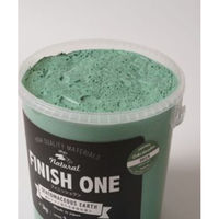 ワンウィル FINISH ONE 珪藻土 18kg グリーン 209327 1缶（直送品）