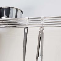 レック パイプ棚ツールフック クリップとしても使える 1kg H-029 1セット(15個:3個入×5)