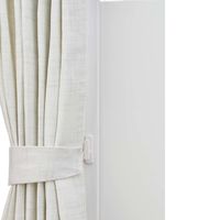 レック 粘着カーテンふさ掛け ホワイト 1kg H-139 1パック(2個)