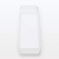 無印良品 ポリプロピレン整理ボックス4 約幅11.5×奥行34×高さ5cm 1セット（1個×2） 良品計画