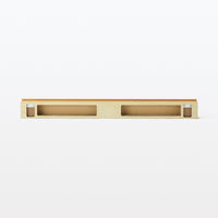 無印良品 壁に付けられる家具長押マグネット付き オーク材突板 88cm 1セット（4個） 良品計画