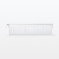 無印良品 冷蔵庫内 整理トレー 小 約7.5×30×高さ7cm 1セット（3個） 良品計画