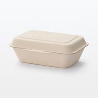 無印良品 バガスと竹パルプ フードパック 5枚入り 1セット（1袋（5枚入）×4） 良品計画