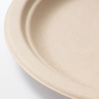 無印良品 バガスと竹パルプ プレート 大 8枚入り 1セット（10袋） 良品計画