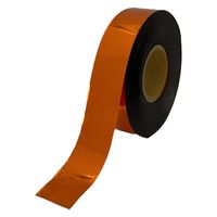 ハッピークラフト メッキテープ 25mmx200m 橙 FRSS25OR 1セット（10巻）