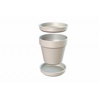 杉田エース XALAXALA フレックスソーサー 20cm ライトグレー CWZ954406 1セット(10個)（直送品）