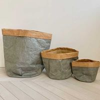 杉田エース AFFARI OF SWEDENクラフトバスケットM ダークグレー 084ー407ー06 CWB955710 1セット(3個)（直送品）