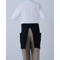 エプロン F ブラック GT4605-B9 1着 サーヴォ（直送品）