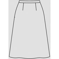 Aラインスカート 5号 紺系 GSKL-2253-K3 1着 サーヴォ（直送品）