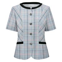 オーバーブラウス 17号 グレー系 GOBL-2301-B5 1着 サーヴォ（直送品）