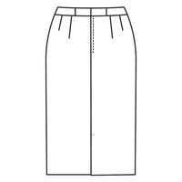 タイトスカート 5号 紺 GSKL-2162-K3 1着 サーヴォ（直送品）