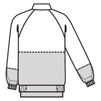 男女兼用長袖ジャンパー LL アイスブルー BL314-B 1着 サーヴォ（直送品）