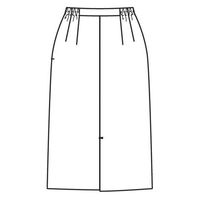 タイトスカート 11号 黒系 GSKL-2260-B6 1着 サーヴォ（直送品）