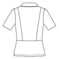 オーバーブラウス 13号 青系 GOBL-2306-K2 1着 サーヴォ（直送品）