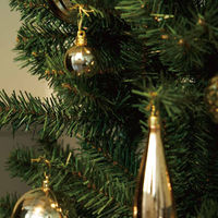 ストア・エキスプレス ウッドポットツリーセット ゴールド 高さ210×幅120cm【クリスマスツリー】 8162-2162 1セット（直送品）