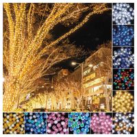 ストア・エキスプレス LEDストレートライト 200球 ホワイト/ゴールド 8162-2242 1セット 38-49-1-17（直送品）