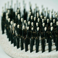 ジュート Release Hair Brush　Green 6739 1セット(6個入)（直送品）