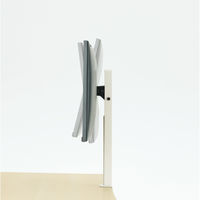 オカムラ プレート付モニタースタンド ホワイト 8TFUMB ZJ14 1台（直送品）