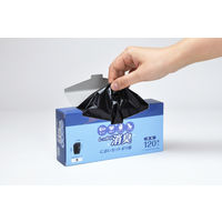 においカット ポリ袋 増量 大容量 120枚入 3個 トリックスデザイン ゴミ袋　半透明