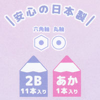 カミオジャパン かきかたダース鉛筆 CLEAR TEA TIME 1ダース（12本入）