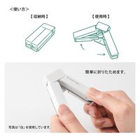 デザインフィル XS コンパクトパンチ 2穴 折りたたみ 黒A 35544006 1個