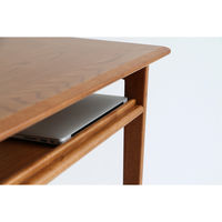 ICHIBA ウッドデスク オーディー 幅900×奥行450×高さ720ｍｍ ブラウン T-3681BR 1台（直送品）